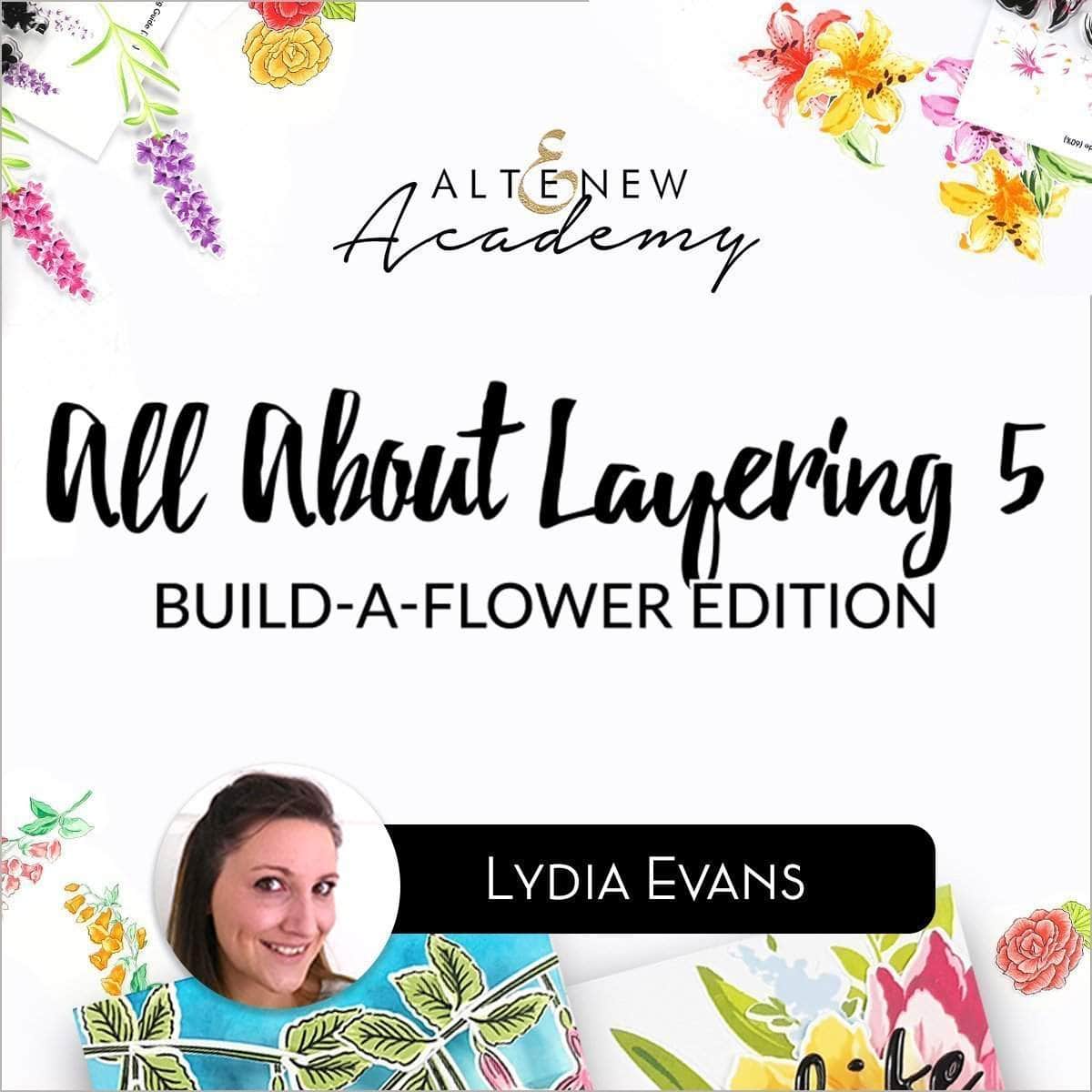 Altenew Class All About Layering 5 - BAF Edition Online Cardmaking Class