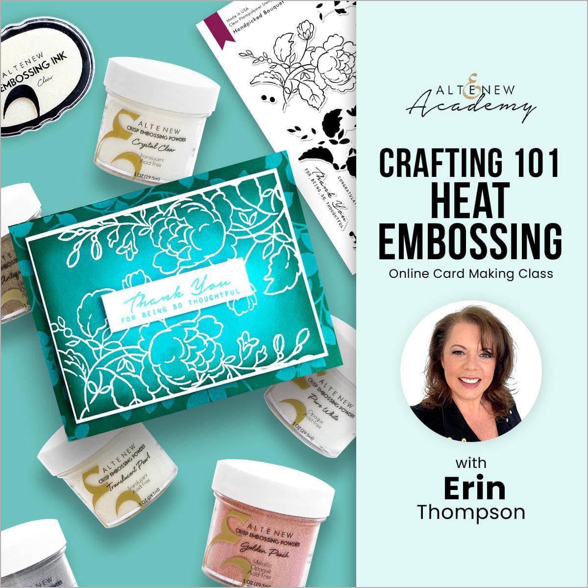 Crafting 101 - Heat Embossing Online Cardmaking Class