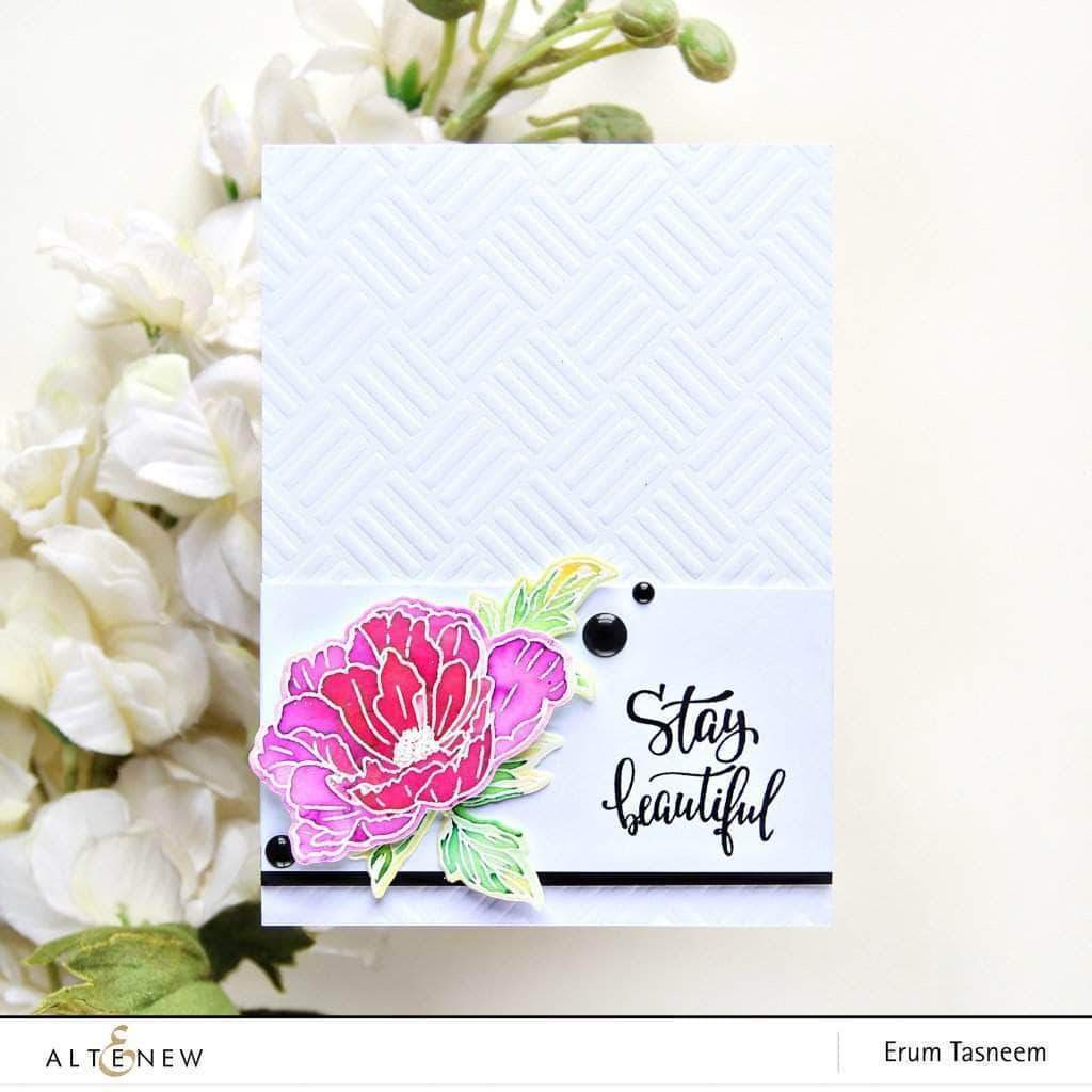 Altenew Creativity Kit Featurette Creating a Garden with Stamped Die-Cuts Class