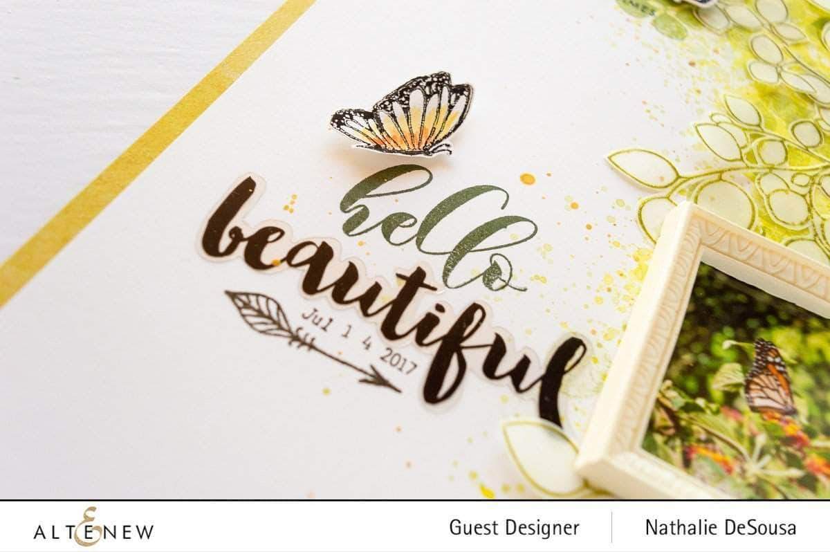 Altenew Creativity Kit Featurette Creating a Garden with Stamped Die-Cuts Class