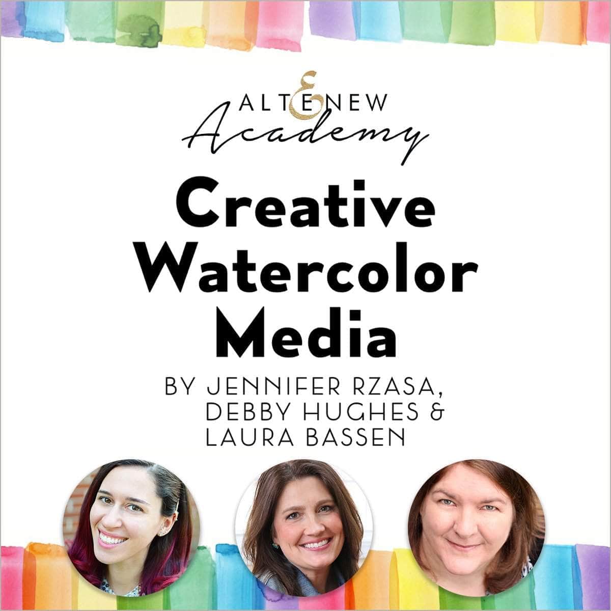 Altenew Class Creative Watercolor Media Online Cardmaking Class