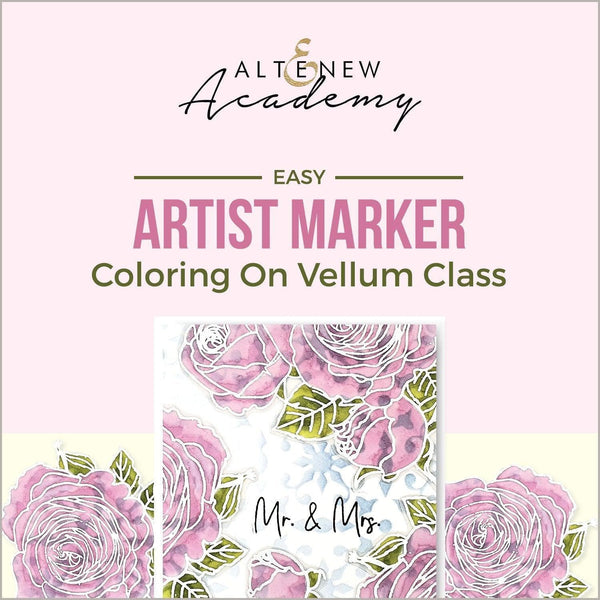 Easy Artist Marker Coloring On Vellum Class