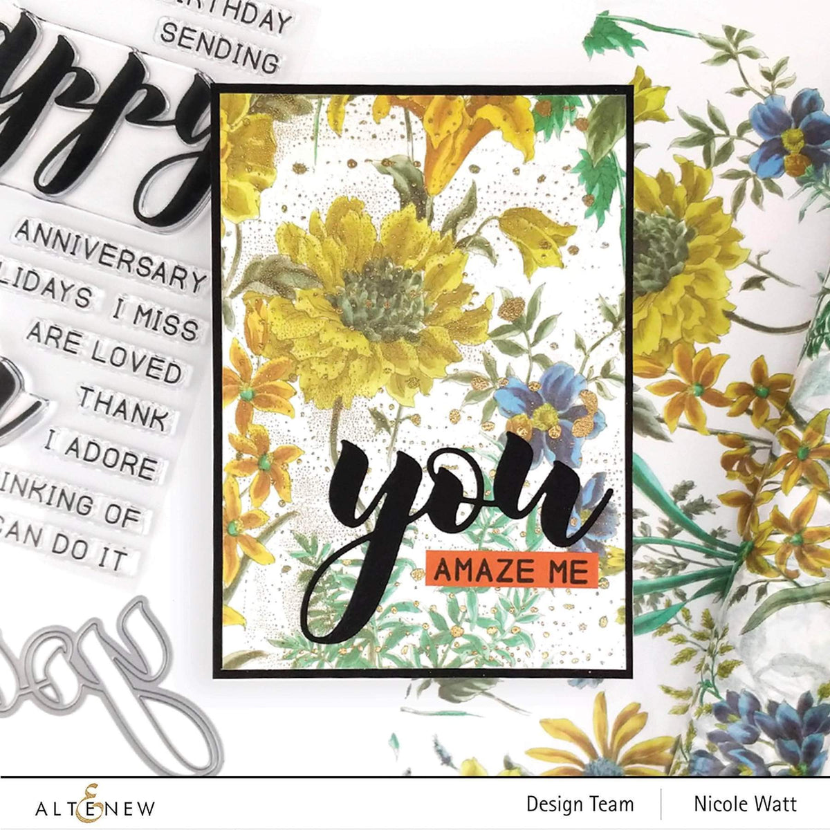 Altenew Creativity Kit Featurette Easy Watercolored Florals Class
