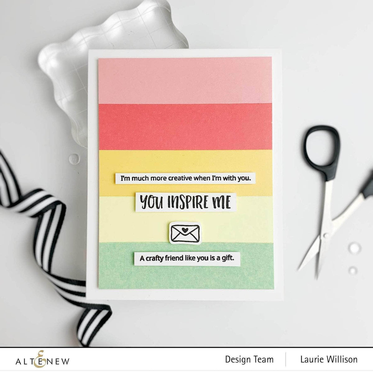 Altenew Creativity Kit Featurette Ink Resist to Add a Focal Point Class
