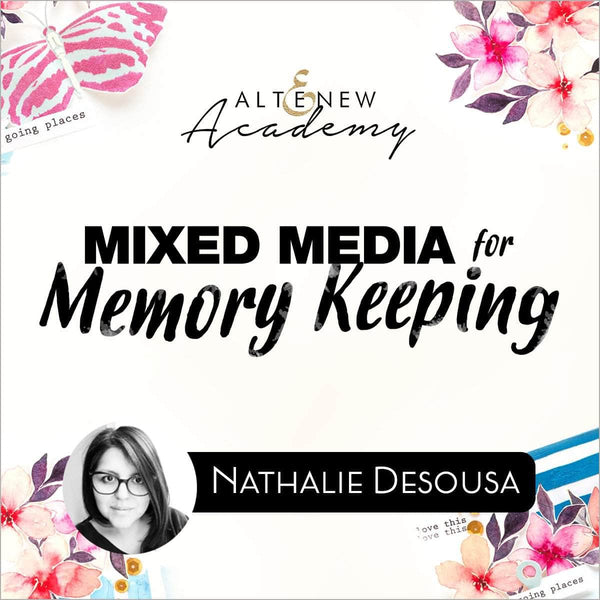 Mixed Media for Memory Keeping Online Cardmaking Class