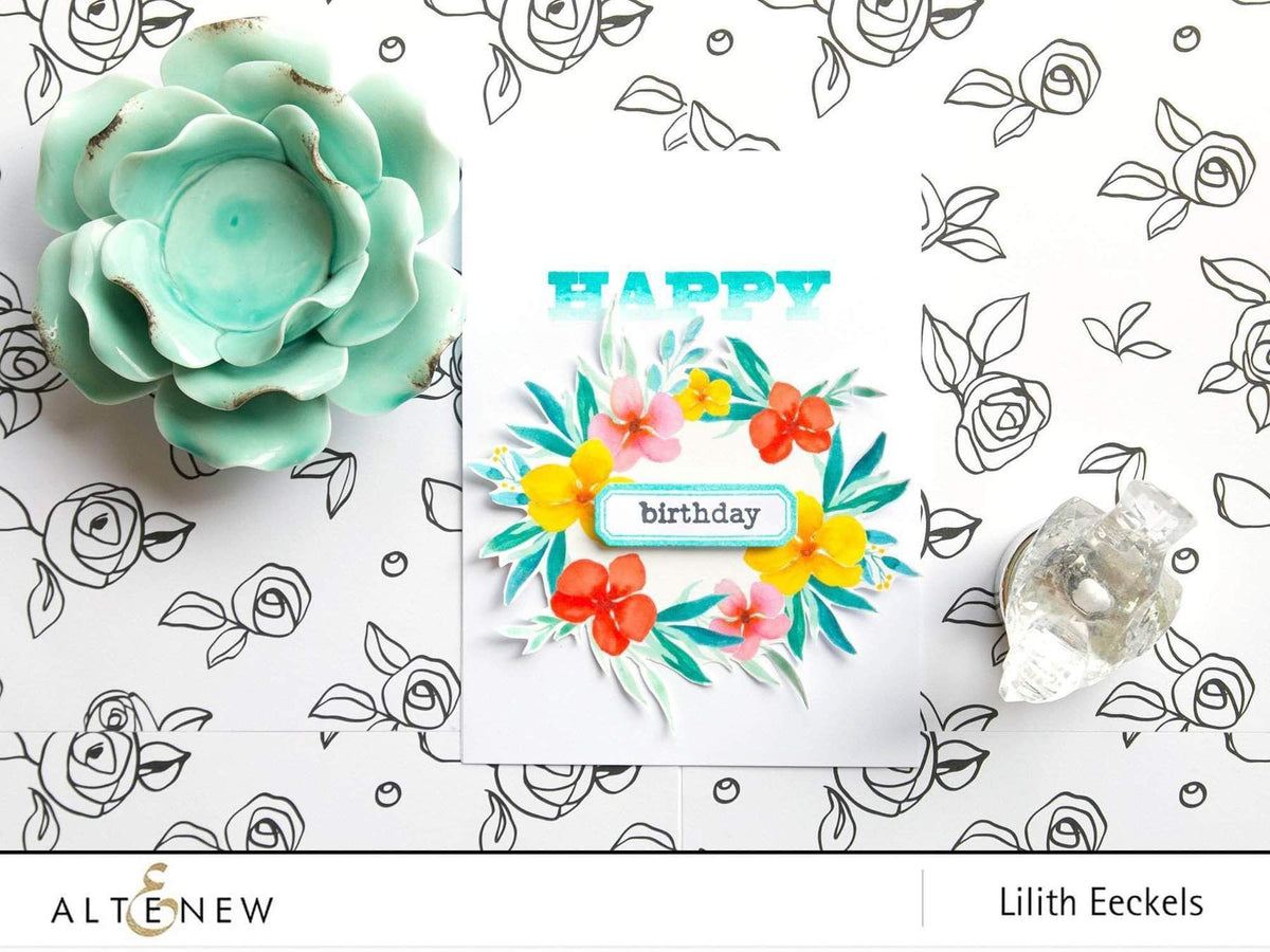 Altenew Creativity Kit Featurette Patterns with Washi Tape Class