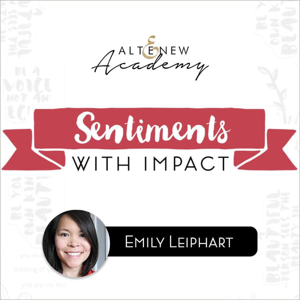 Sentiments with Impact Online Cardmaking Class