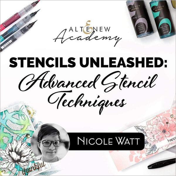 Stencils Unleashed: Advanced Stencil Techniques Cardmaking Class