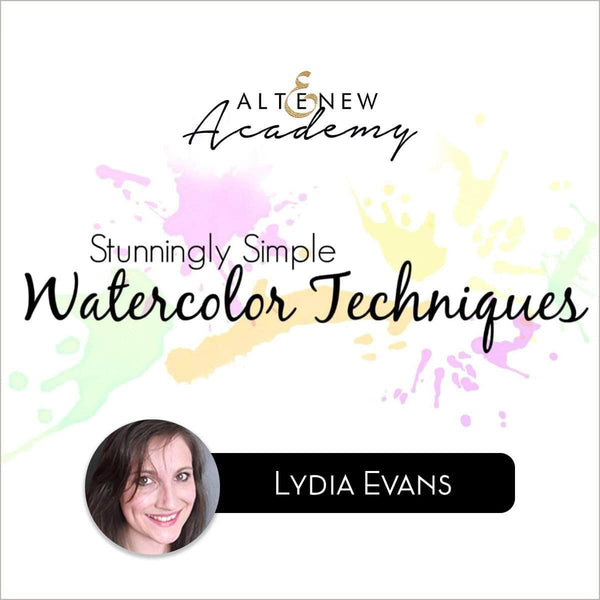 Stunningly Simple Watercolor Techniques Online Cardmaking Class