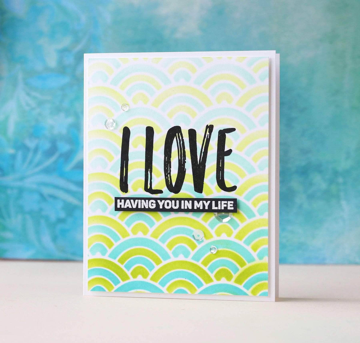 Altenew Creativity Kit Featurette Using Scrapbook Supplies on a Card Class