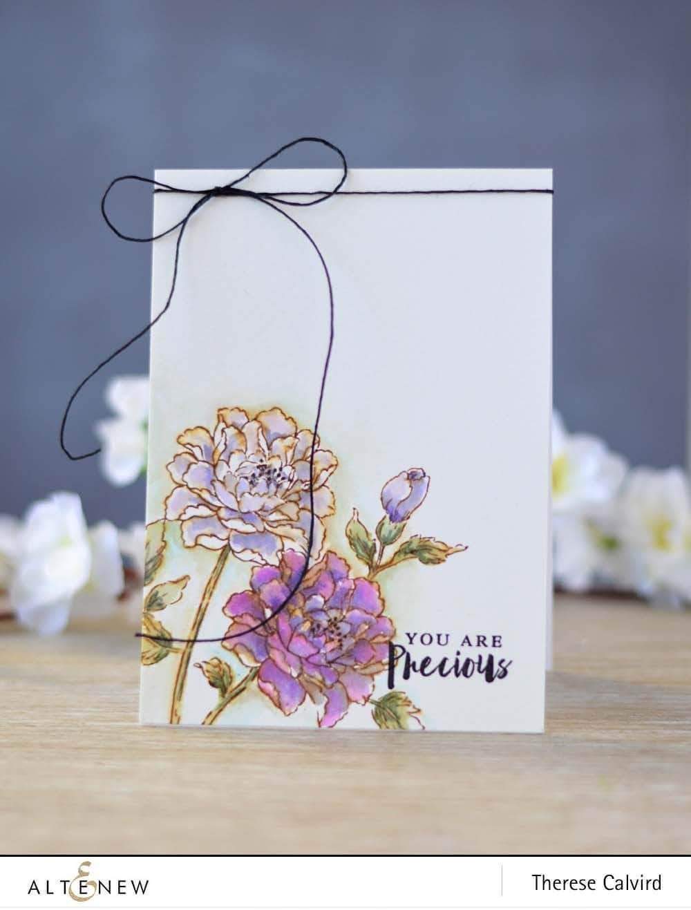 Altenew Creativity Kit Featurette Using Scrapbook Supplies on a Card Class