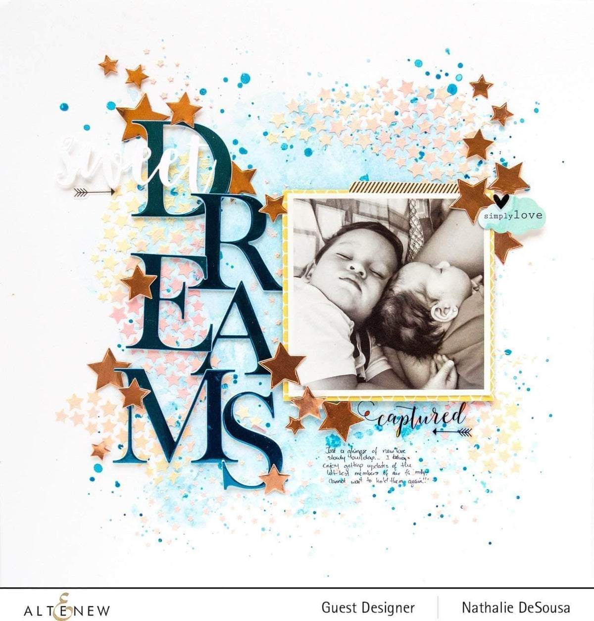 Altenew Creativity Kit Featurette Watercolor Galaxy Sky Class