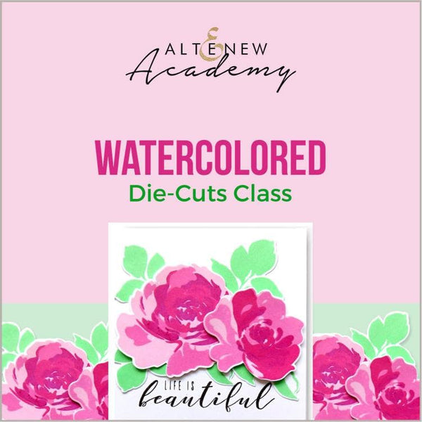 Watercolored Die-Cuts Class