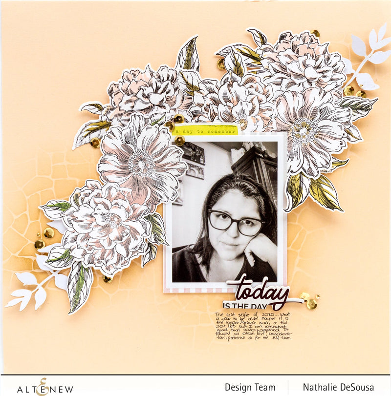 Easy Coloring Techniques for Memory Keeping featuring Vintage Garden Stamp Set (Video Tutorial)