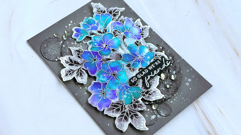 Easy Jewel-Toned Florals with Watercolor Brush Markers