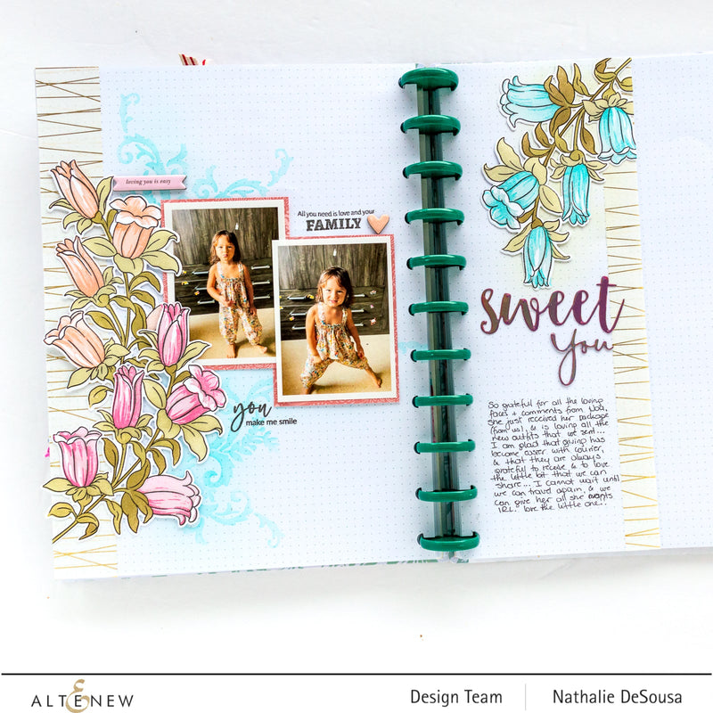 How to Create a Colorful Memory Keeping Layout (with Video Tutorial)