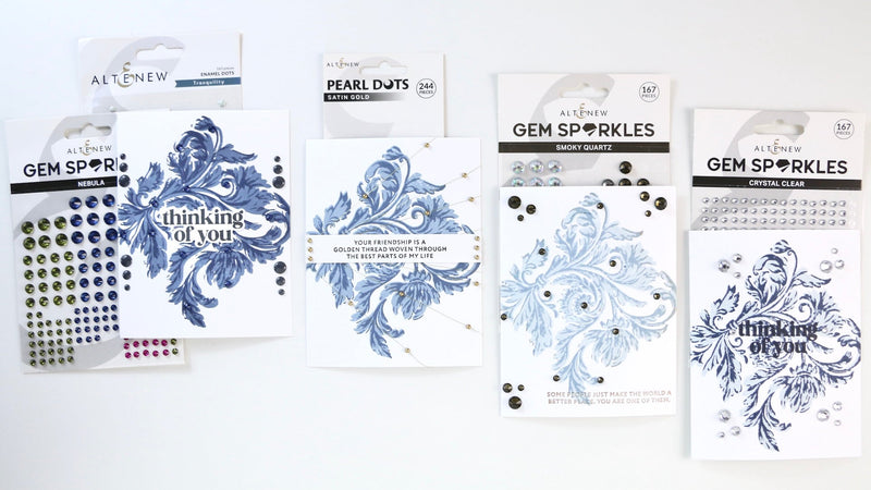 Guide to Card Making Embellishments: Sparkle with Enamel Dots & Gems