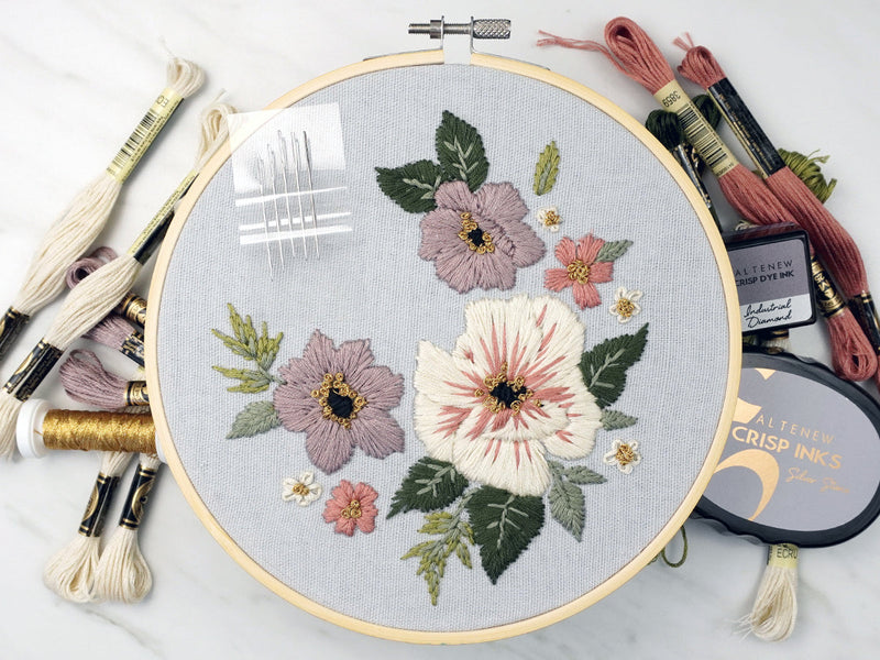 7 Essential Stitches for PERFECT Embroidery Flowers | Perfect Pairings with Jaycee + Video Tutorial