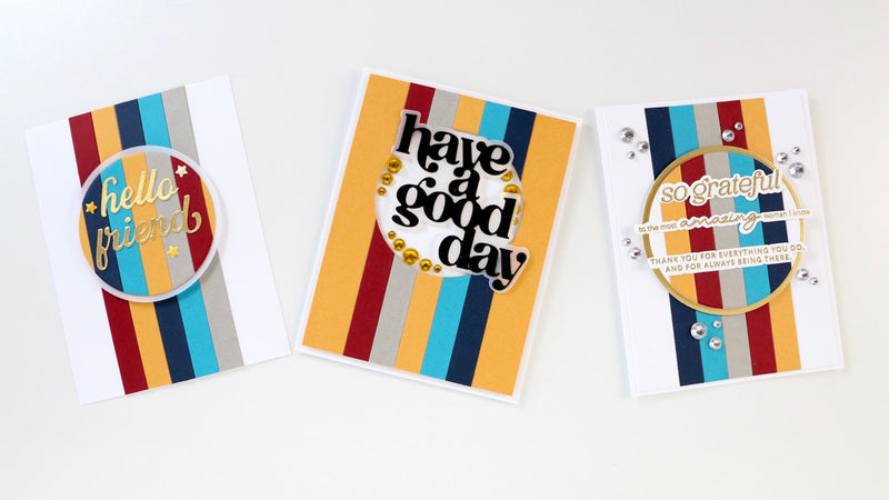 How to Create Bold DIY Cards with Colored Cardstock