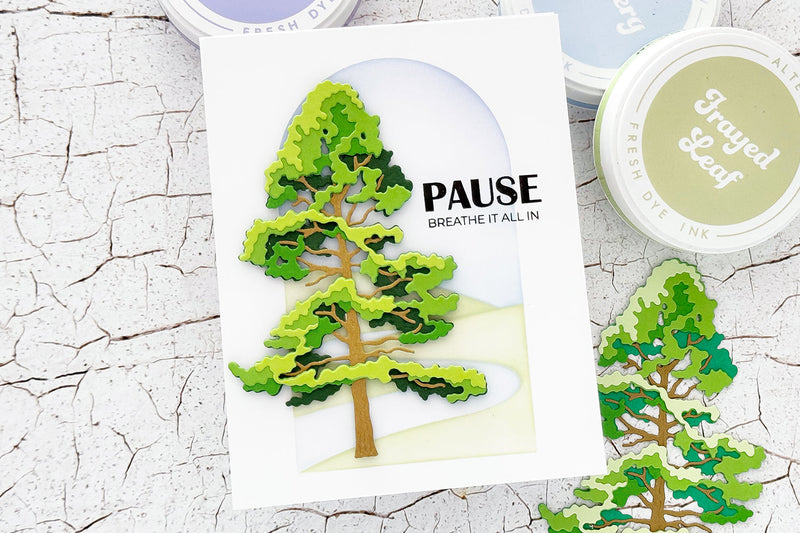 How to Create Scenic Cards with Ink Blending & Masking