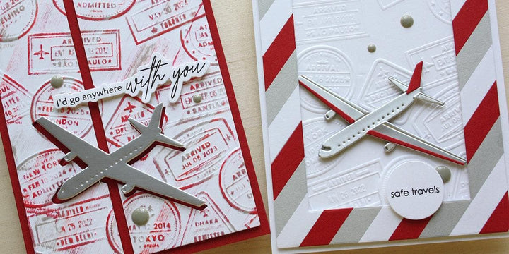Wanderlust Embossing Folder