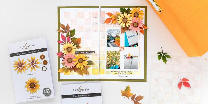 Bring a Romantic Autumnal Feel To your Projects (+Video!) | Inspired By A Card with Nathalie