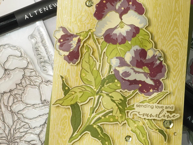 The Unexpected Beauty of Pansies for Autumn Cards | Perfect Pairings with Jaycee
