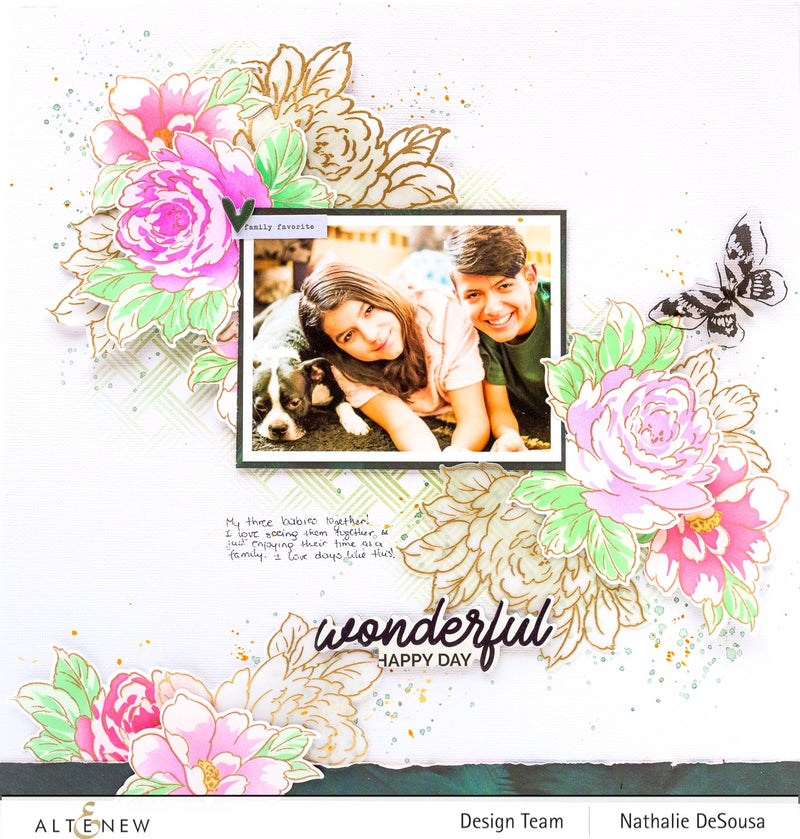 Crafting a Beautiful Scrapbook Layout using Kind Reminders Stamp set (+Video Tutorial)