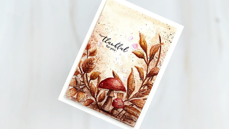 Warm Autumn Woodland Scene Using NEW Watercolor Tubes!