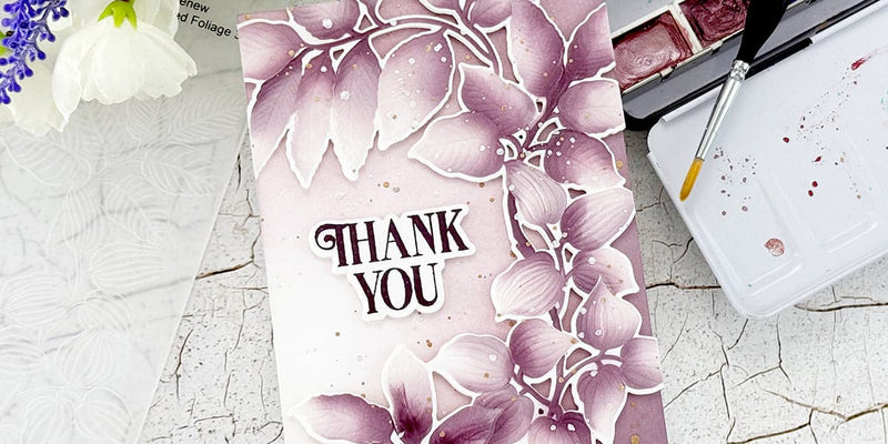Transform Your Stenciled Image with a 3D Embossing Folder