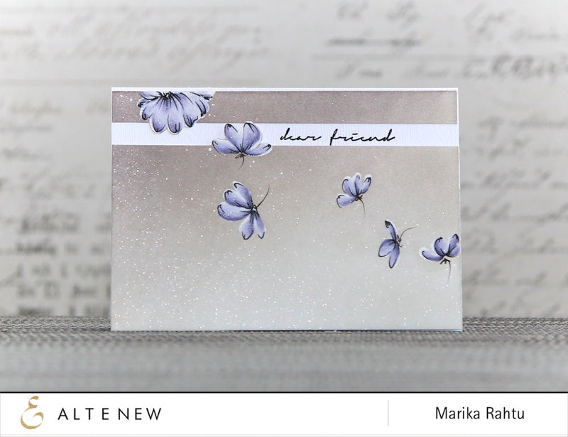 VIDEO: Mini Blossoms with Embossing Resist technique
