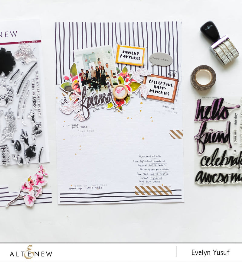 Flowery Friend Layout