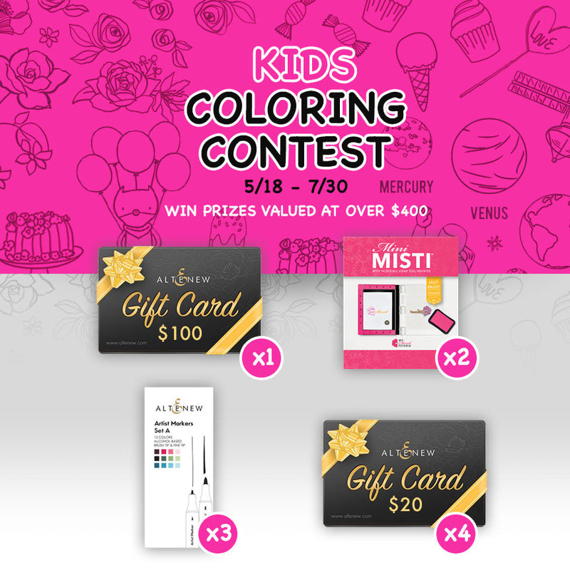 Kids Coloring Contest + Giveaway