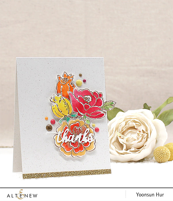 Thanks with Botanical Garden Stamp Set