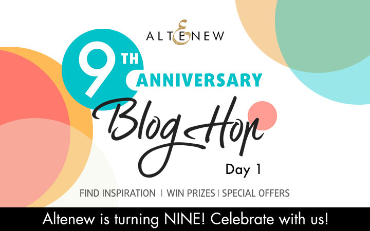 Altenew 9th Anniversary Blog Hop Day 1 + Giveaway (over $2,500 in Total Prizes!)