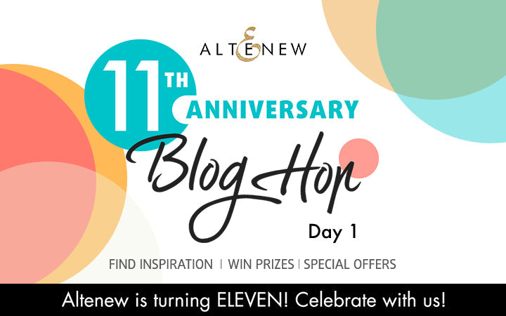 Altenew 11th Anniversary Blog Hop Day 1 + Giveaway (over $3,600 in Total Prizes)