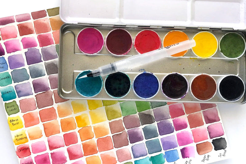 How to Use Watercolor Paint Tricks in Cardmaking