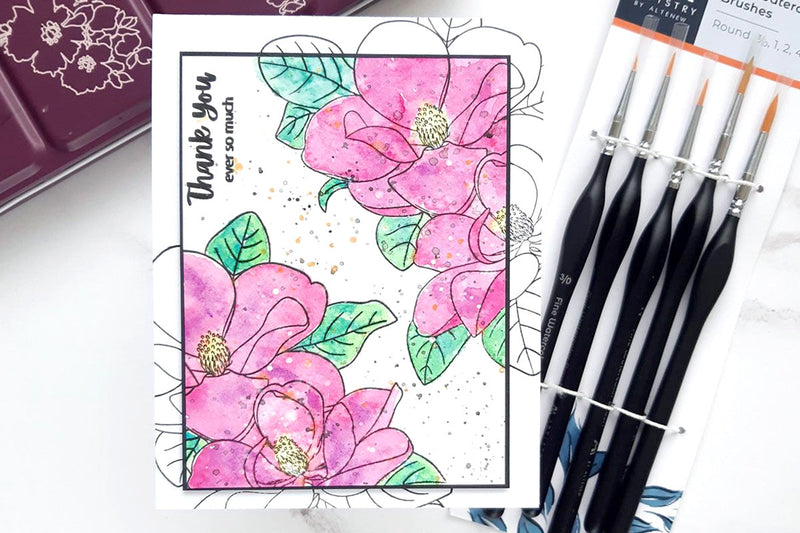 A Beginner’s Guide to Watercoloring Stamps