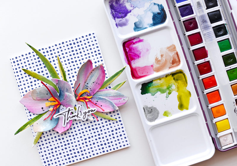 Watercolor Floral Thank You Card: Let Beauty Bloom in 5 Easy Steps