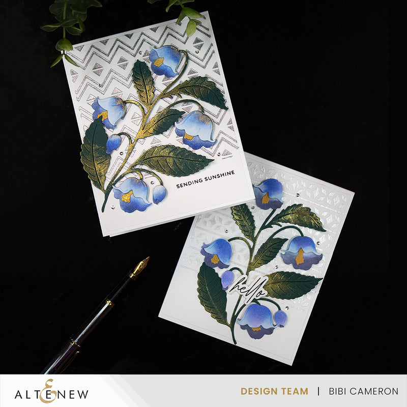 Creative Die Cutting with Bibi (Bellflower Bliss Layering Die Set