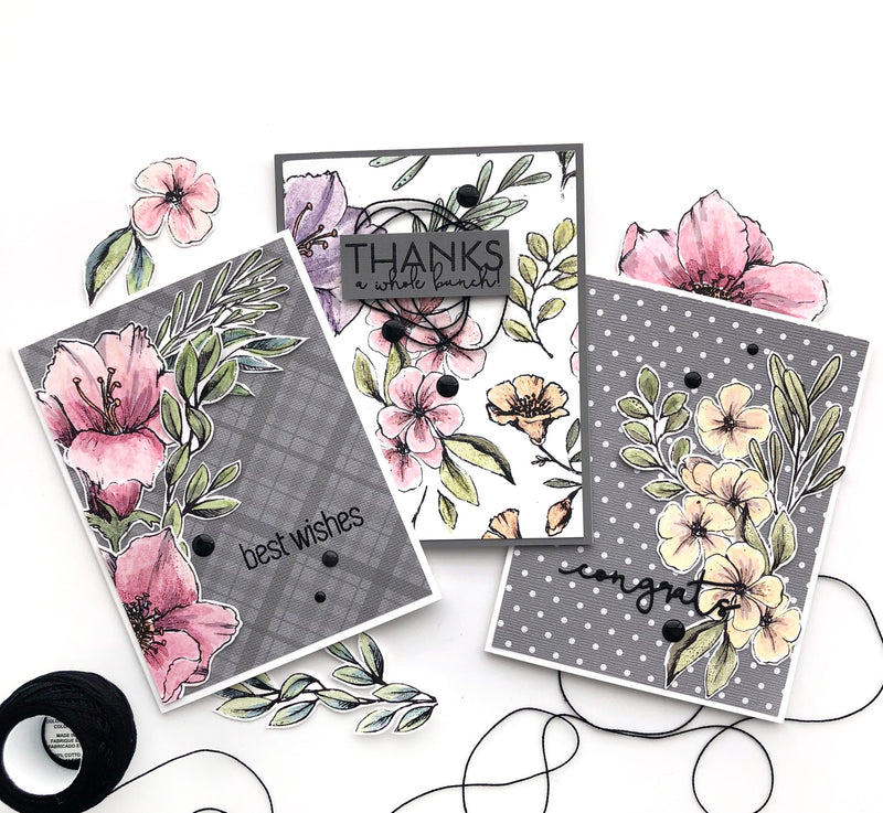 Artist Marker Colored Washi Tape Cards