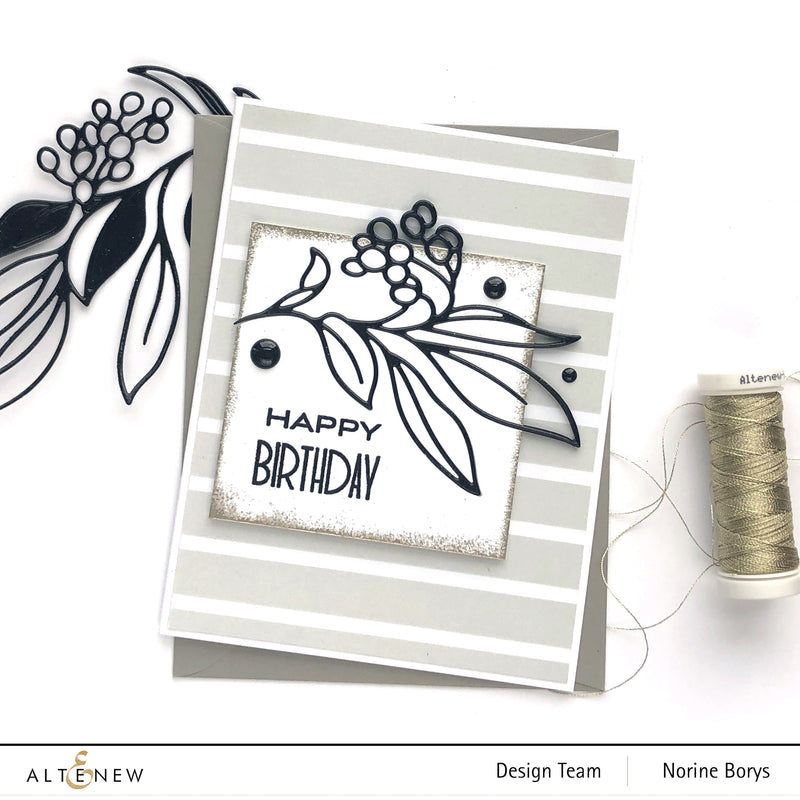 Elevate a Simple Die For Extra WOW Factor on a Masculine Card!