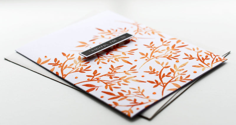 CAS Autumnal Card in Only 3 Steps