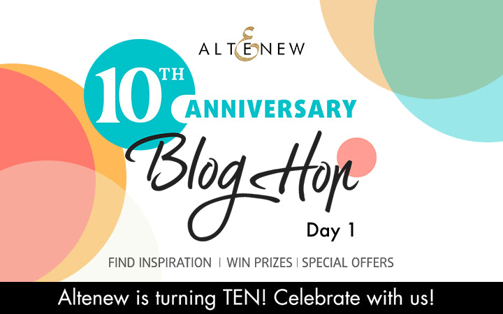 Altenew’s 10th Anniversary Blog Hop: A Decade of Crafting Fun! | Day 1 + Giveaways