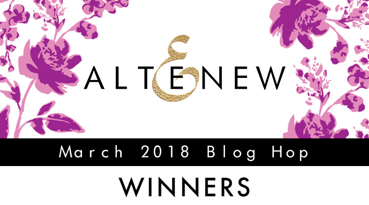 March 2018 Stencils Release Blog Hop Giveaway Winners
