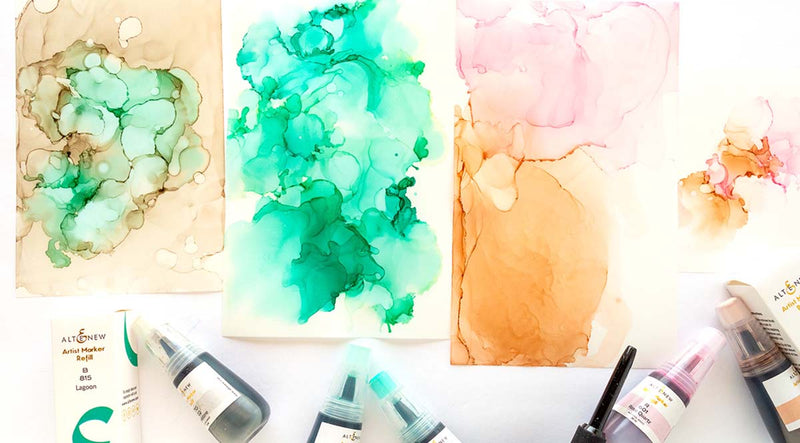 Beginner-Friendly Alcohol Ink Card Projects