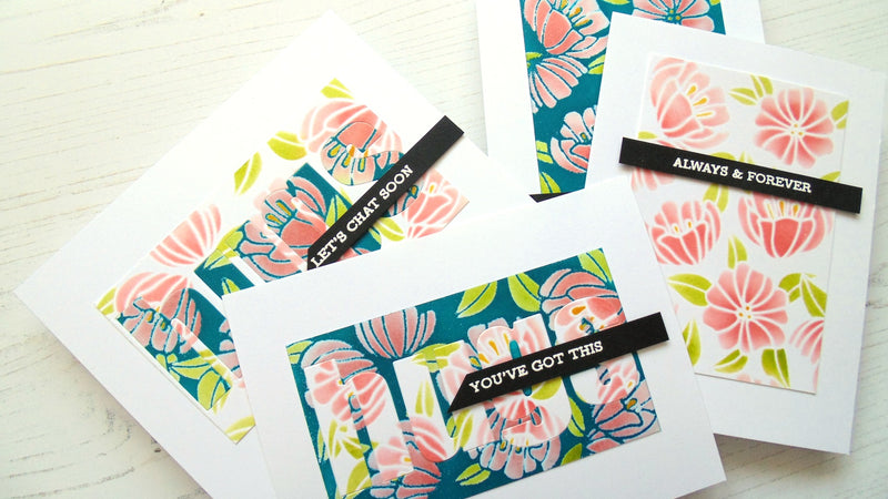 VIDEO: Lydia’s Crafty Corner – Light & Dark Stenciled Backgrounds