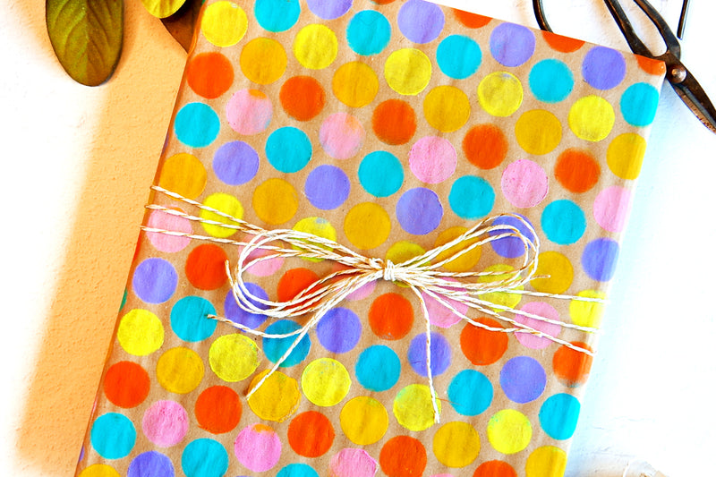 How to Create Custom Gift Wrap With Crafty Supplies
