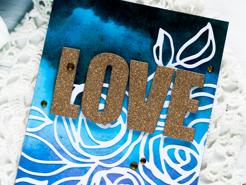 Valentine’s Card with Contemporary Colors
