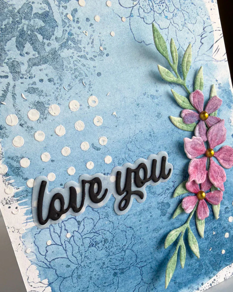 Mixed Media Cardmaking: Layered Watercolor & Texture
